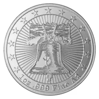 1 oz Silver Round - Liberty Bell & Betsy Ross Design