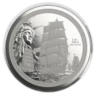 2026 Sail4th 250 1 oz Silver Proof Round (w/Box & COA)