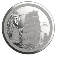 2026 Sail4th 250 1 oz Silver Proof Round (w/Box & COA)
