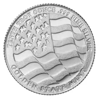 1/10 oz Silver Round - Eagle (Strength, Freedom, & Pride)