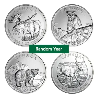 2011-2017 Canada 1 oz Silver Wildlife Series (Random Year)
