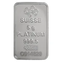 5 gram Platinum PAMP Suisse Lady Fortuna (In Assay)