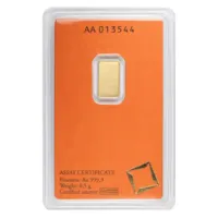 1/2 gram Gold Valcambi Bar (In Assay)